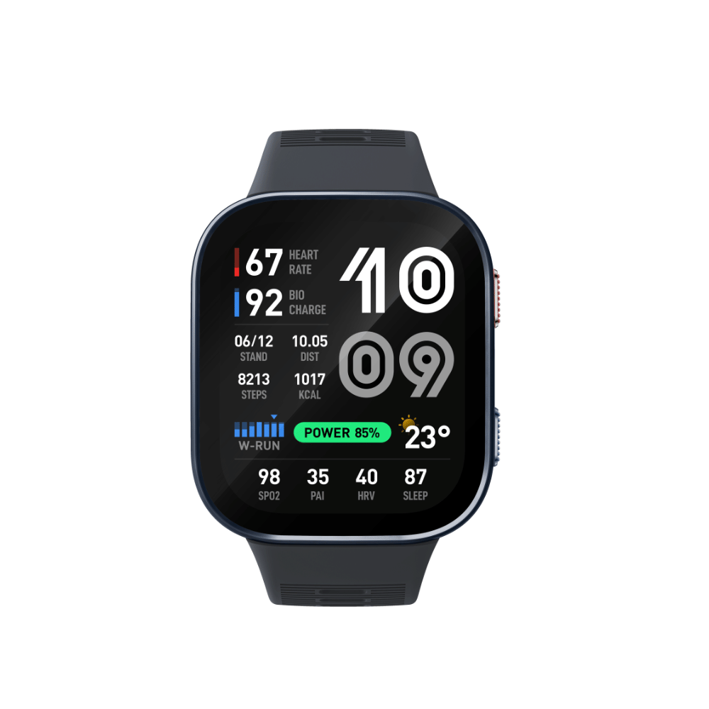 สมาร์ทวอทช์ AMAZFIT BIP MAX หน้าจอ 2.07" AMOLED สี DARK BLUE