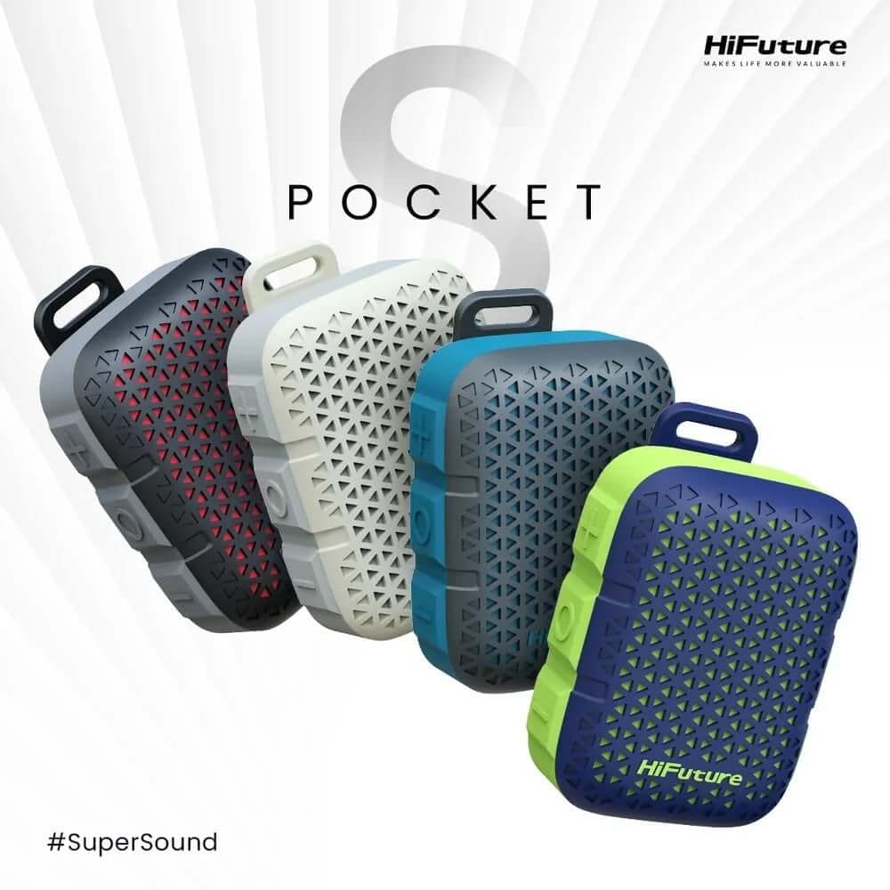 ลำโพงบลูทูธ HIFUTURE POCKET S สีน้ำเงิน
