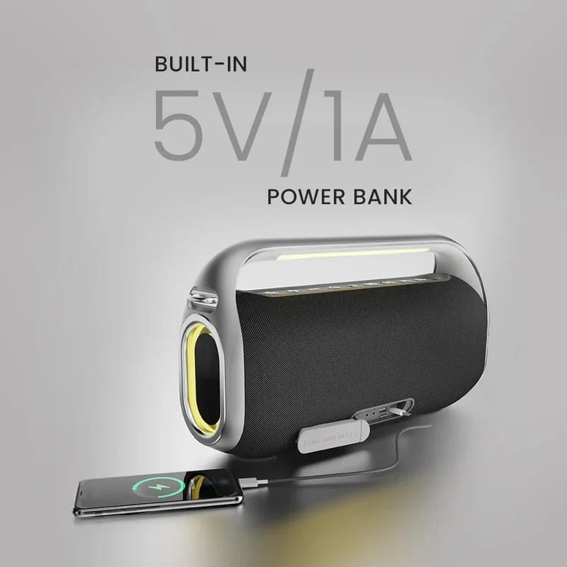 ลำโพงบลูทูธ สำหรับร้องคาราโอเกะ HIFUTURE MUSICBOX 300 สีดำ