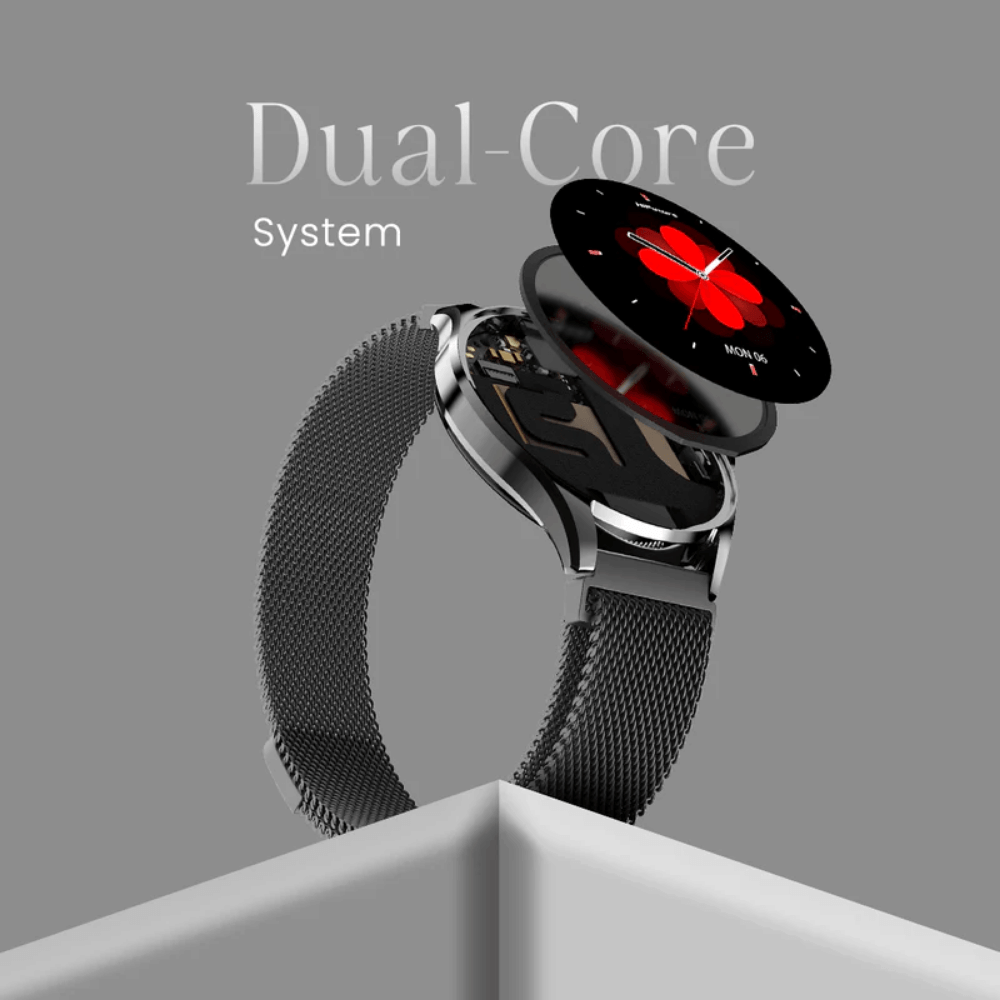 สมาร์ทวอทช์ HIFUTURE AURA 2 หน้าจอ AMOLED 1.32 นิ้ว สีดำ