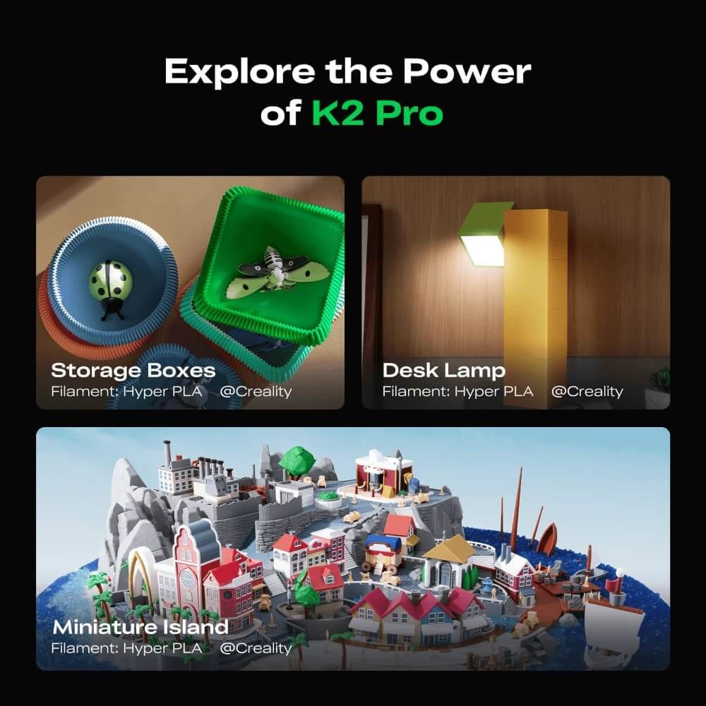 เครื่องพิมพ์ 3 มิติ CREALITY K2 PRO COMBO