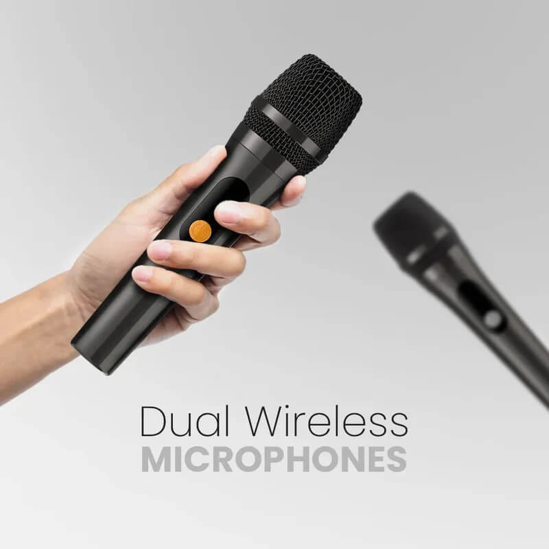 ลำโพงบลูทูธ สำหรับร้องคาราโอเกะ HIFUTURE MUSICBOX 200 สีดำ