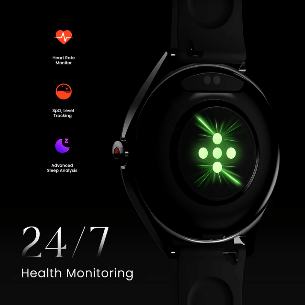 สมาร์ทวอทช์ HIFUTURE AURA 2 หน้าจอ AMOLED 1.32 นิ้ว สีดำ