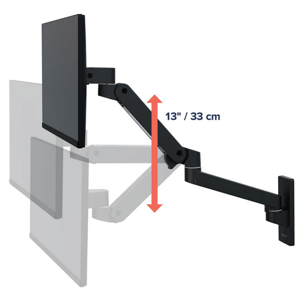 แขนจับจอมอนิเตอร์ ERGOTRON รุ่น LX PRO WALL รองรับจอขนาด 34 นิ้ว สีดำ