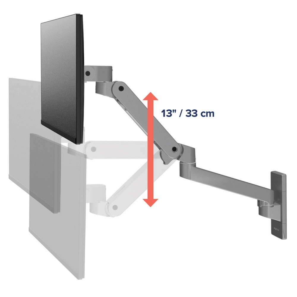แขนจับจอมอนิเตอร์ ERGOTRON รุ่น LX PRO WALL รองรับจอขนาด 34 นิ้ว สีเทาเข้ม