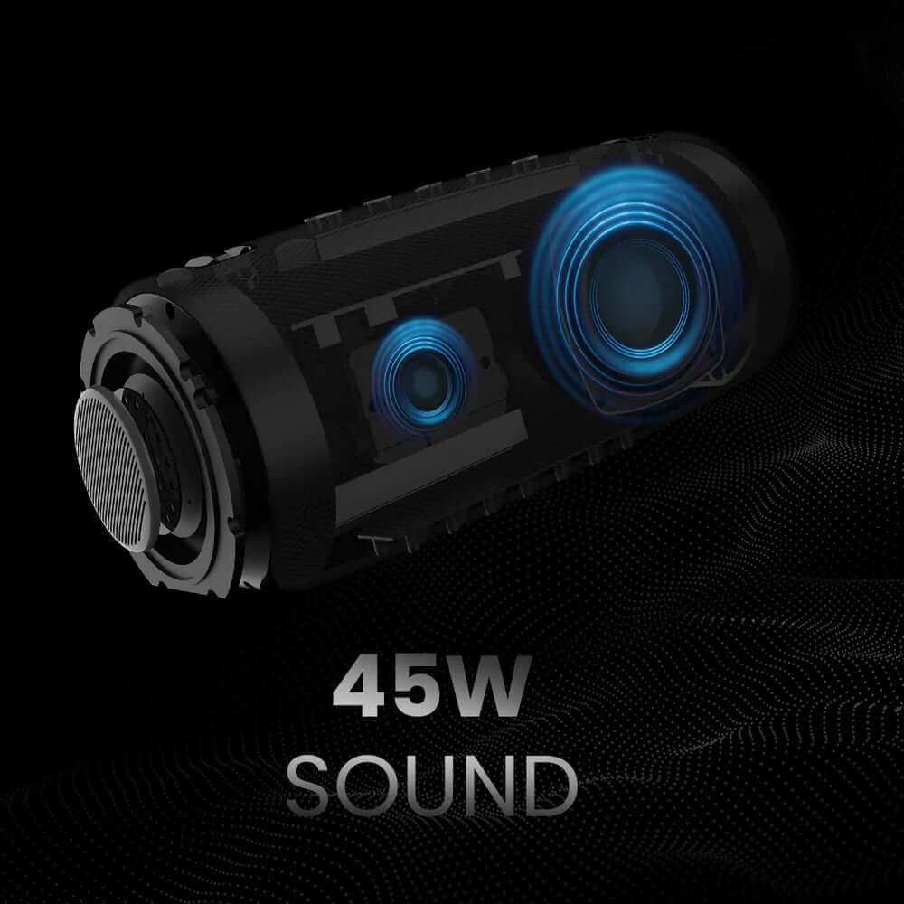 ลำโพงบลูทูธ HIFUTURE GRAVITY BASS ENHANCED EQ 45W สีดำ