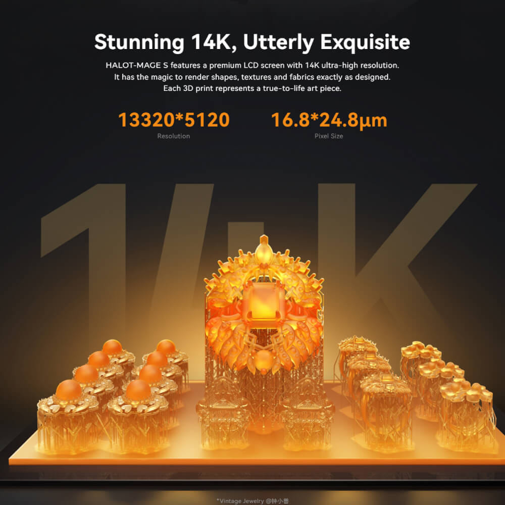 เครื่องพิมพ์เรซิ่น 3 มิติ CREALITY HALOT-MAGE S 14K