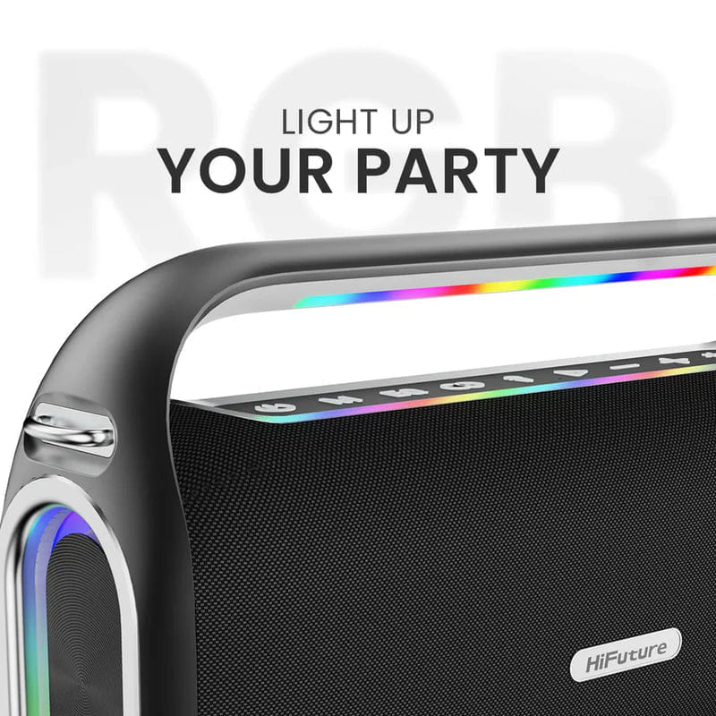 ลำโพงบลูทูธ สำหรับร้องคาราโอเกะ HIFUTURE MUSICBOX 300 สีดำ