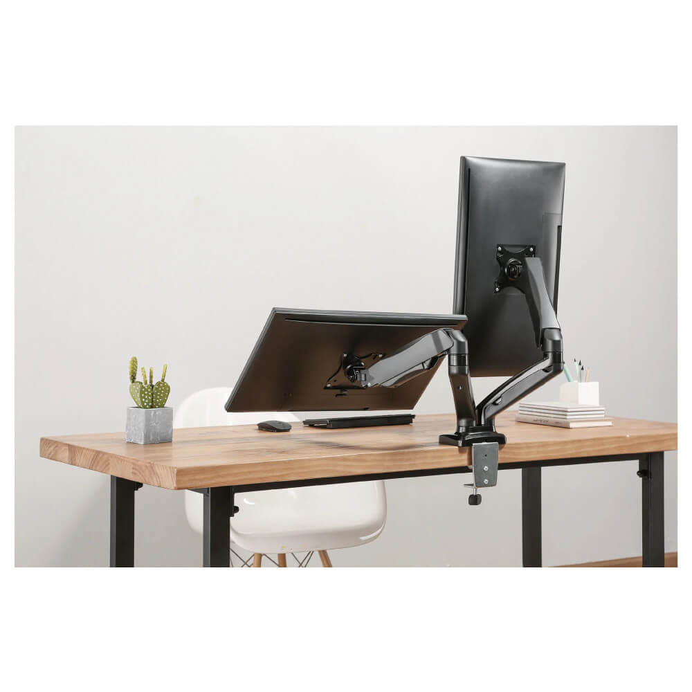แขนจับจอมอนิเตอร์ MANHATTAN แบบ DUAL DESK รองรับขนาดจอ 17-32 นิ้ว_6