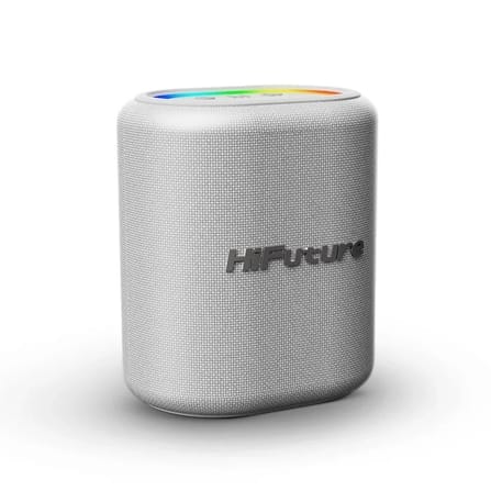 ลำโพงบลูทูธ HIFUTURE VOCALIST 100 พร้อมไมโครโฟน สีเงิน_0