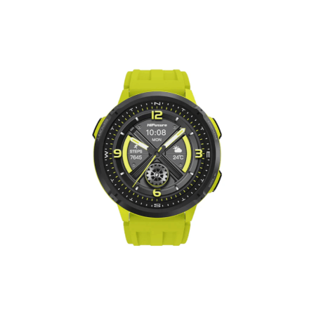สมาร์ทวอทช์ HIFUTURE MIX 3 มีฟีเจอร์ AI หน้าจอ AMOLED 1.43 นิ้ว สี FLUORESCENT YELLOW