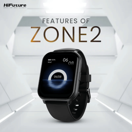 สมาร์ทวอทช์ HIFUTURE ZONE2 หน้าจอ IPS 1.96 นิ้ว สีเงิน_1