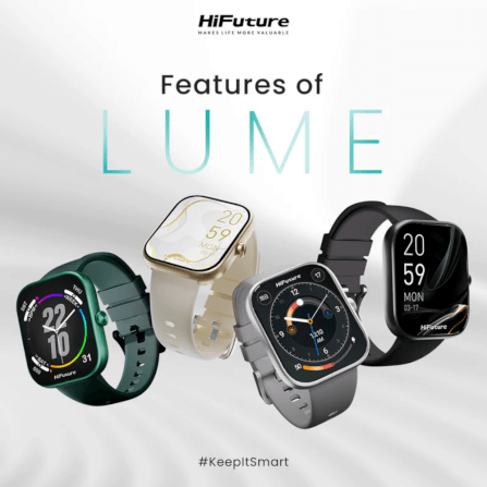 สมาร์ทวอทช์ HIFUTURE LUME หน้าจอ IPS 1.85 นิ้ว สี CHAMPAGNE GOLD_1