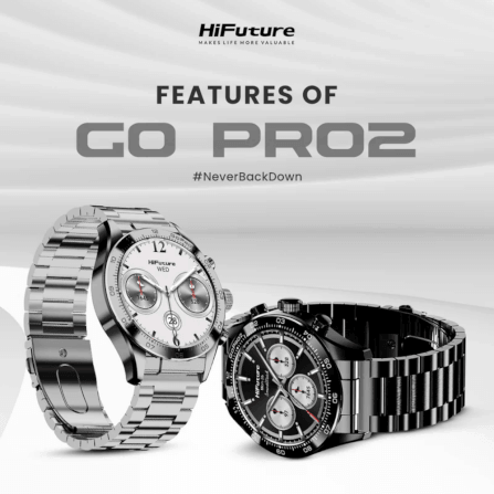 สมาร์ทวอทช์ HIFUTURE GO PRO 2 มีฟีเจอร์ AI หน้าจอ AMOLED 1.32 นิ้ว สี SILVER_1