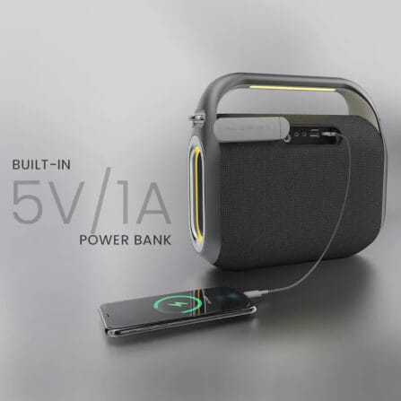 ลำโพงบลูทูธ สำหรับร้องคาราโอเกะ HIFUTURE MUSICBOX 200 สีดำ_2