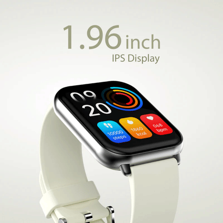 สมาร์ทวอทช์ HIFUTURE ZONE2 หน้าจอ IPS 1.96 นิ้ว สีเงิน_2