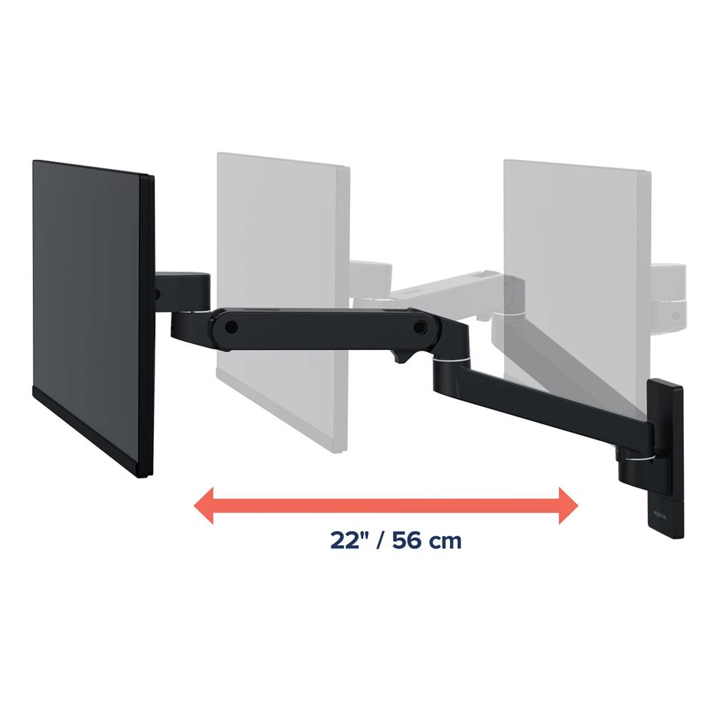 แขนจับจอมอนิเตอร์ ERGOTRON รุ่น LX PRO WALL รองรับจอขนาด 34 นิ้ว สีดำ_2