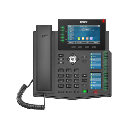 โทรศัพท์สำนักงาน FANVIL FNV-X6U สีดำ ( HIGH-END IP PHONE)_3