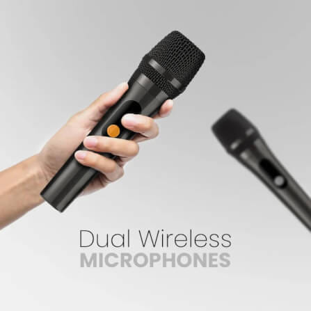 ลำโพงบลูทูธ สำหรับร้องคาราโอเกะ HIFUTURE MUSICBOX 200 สีดำ_3