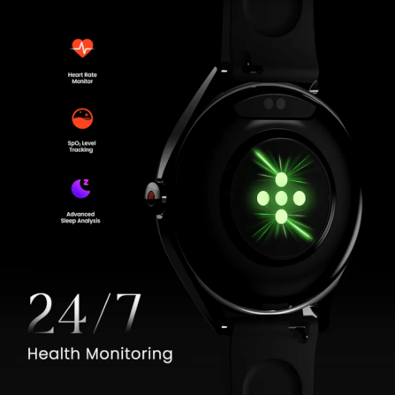 สมาร์ทวอทช์ HIFUTURE AURA 2 หน้าจอ AMOLED 1.32 นิ้ว สีดำ_3