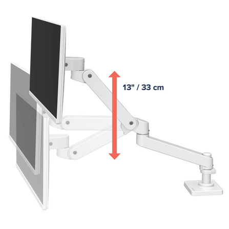 แขนจับจอมอนิเตอร์ ERGOTRON รุ่น LX PRO รองรับจอขนาด 34 นิ้ว สีขาว_3