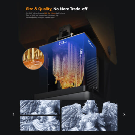 เครื่องพิมพ์เรซิ่น 3 มิติ CREALITY HALOT-MAGE S 14K_8