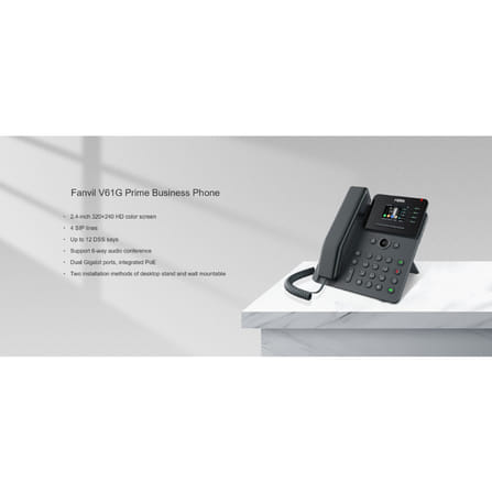 โทรศัพท์สำนักงาน FANVIL FNV-V61G สีดำ ( PRIME BUSINESS PHONE)_9