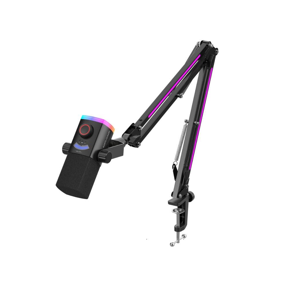 ไมโครโฟน FIFINE AM8PROT DYNAMIC MIC WITH BOOM ARM สีดำ_1