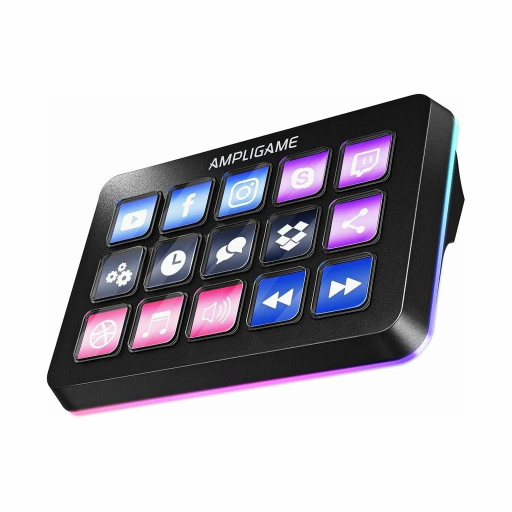 อุปกรณ์ควบคุมสตรีม FIFINE D6 STREAM CONTROLLER สีดำ_1