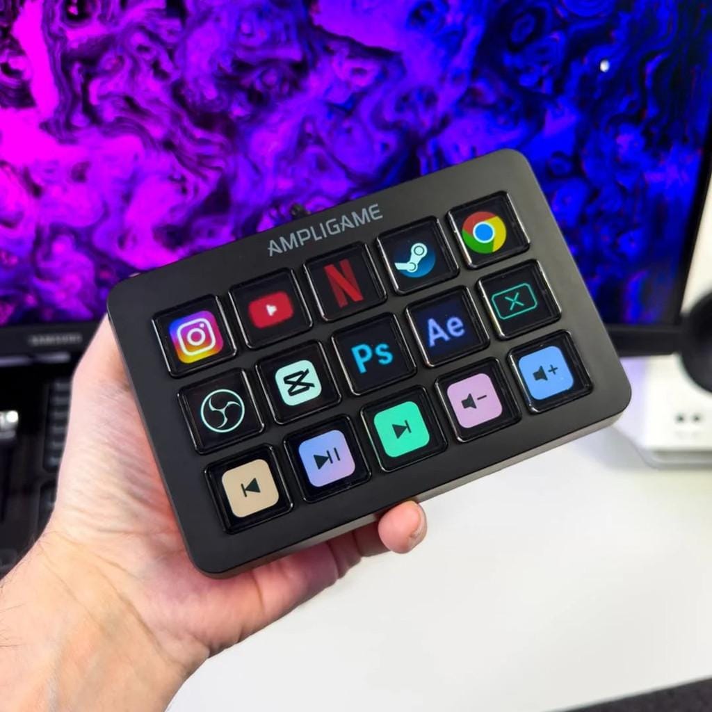 อุปกรณ์ควบคุมสตรีม FIFINE D6 STREAM CONTROLLER สีขาว_5