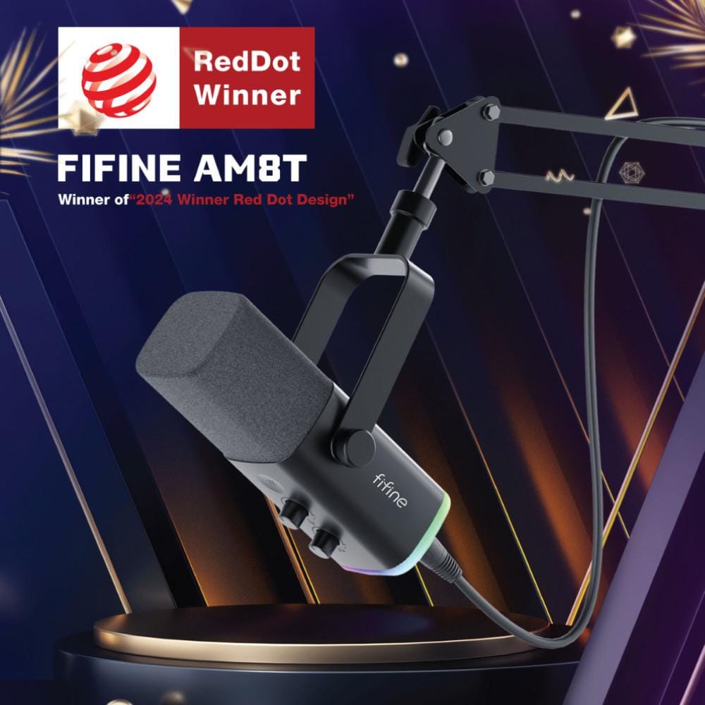 ไมโครโฟน FIFINE AMPLIGAME AM8T USB/XLR สีดำ_5