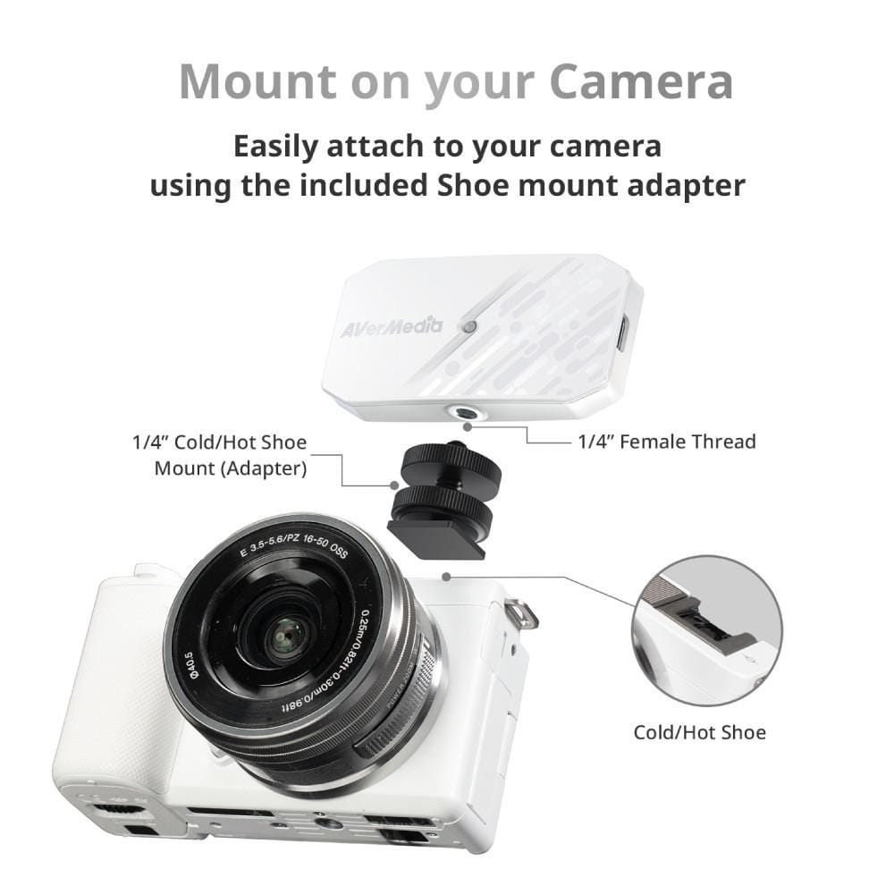 แคปเจอร์การ์ด AVER MEDIA BU113G2 CAM STREAM 4K สำหรับสตรีมมิ่ง_7