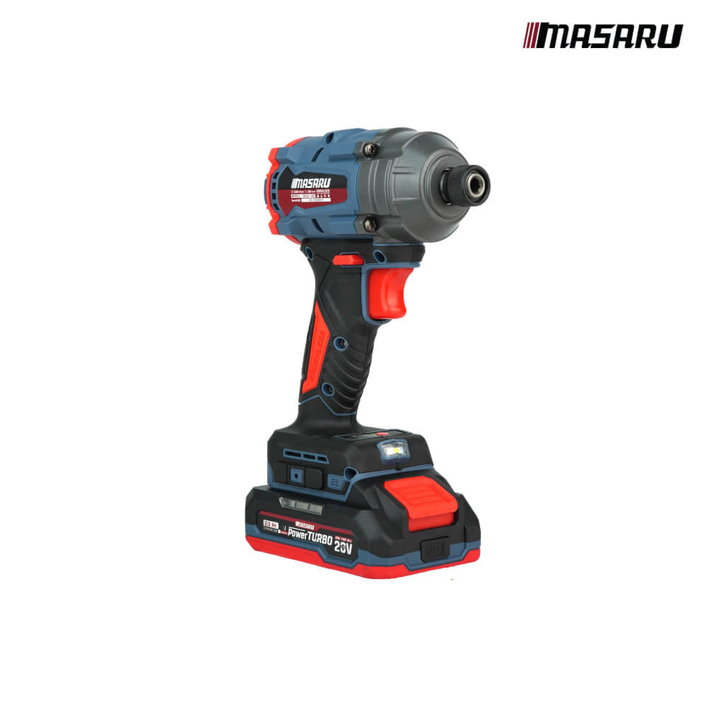 ไขควงกระแทกไร้สาย MASARU รุ่น SCDI-145 (พร้อมแบตเตอรี่)_1