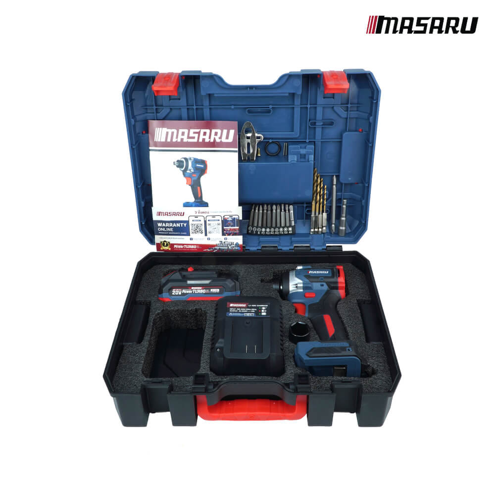 ไขควงกระแทกไร้สาย MASARU รุ่น SCDI-220 (พร้อมแบตเตอรี่)_9