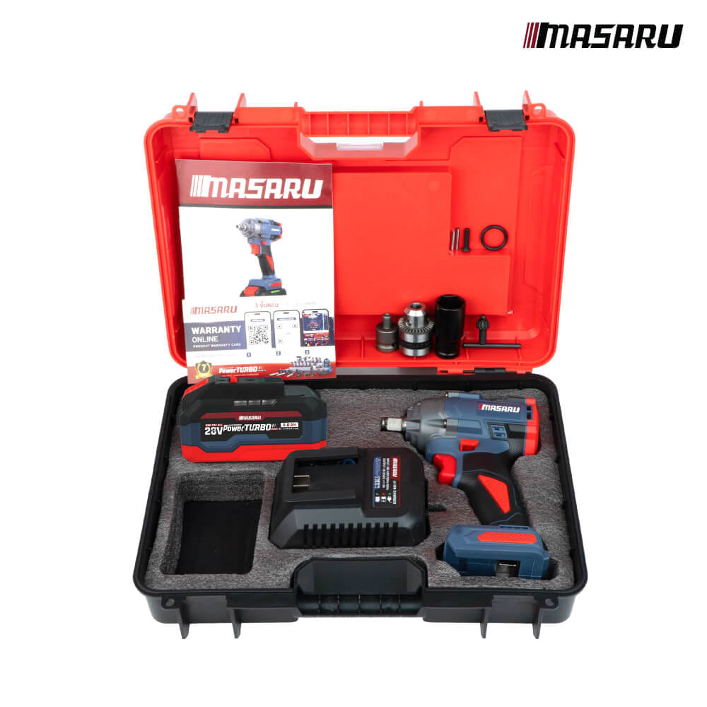 บล็อกกระแทกไร้สาย MASARU รุ่น SCDW-130 (พร้อมแบตเตอรี่)_8