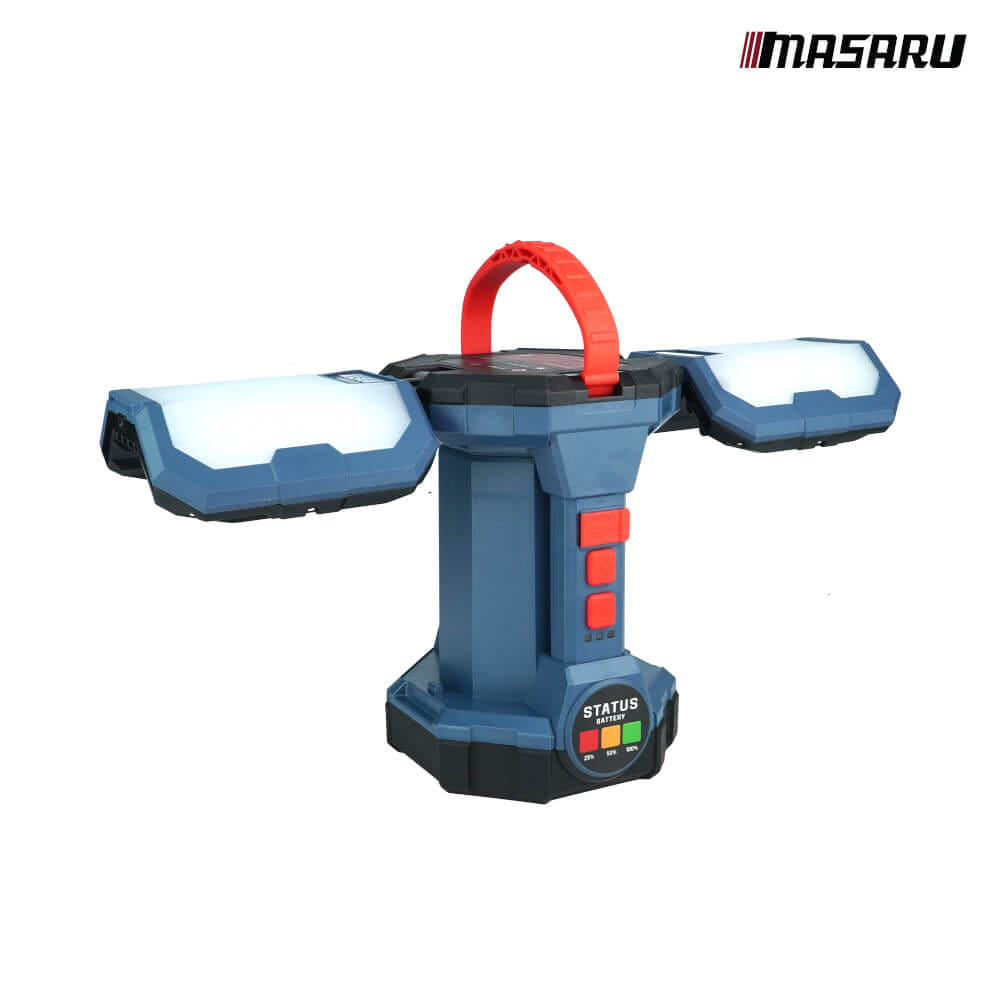 สปอร์ตไลท์ภายในไร้สาย MASARU รุ่น SCLF-920 ปรับระดับความสว่างได้  (พร้อมแบตเตอรี่ แท่นชาร์จ และขาตั้ง))_3