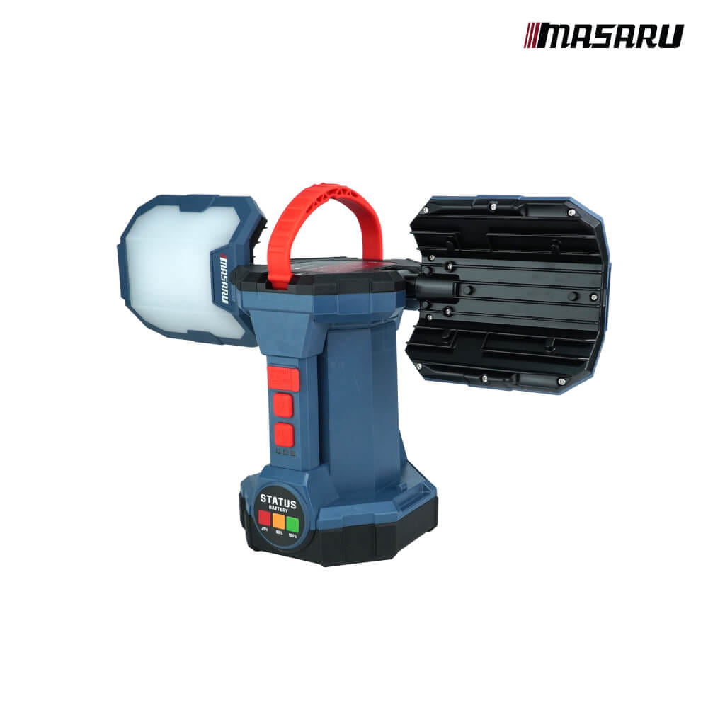 สปอร์ตไลท์ภายในไร้สาย MASARU รุ่น SCLF-920 ปรับระดับความสว่างได้  (พร้อมแบตเตอรี่ แท่นชาร์จ และขาตั้ง))_5