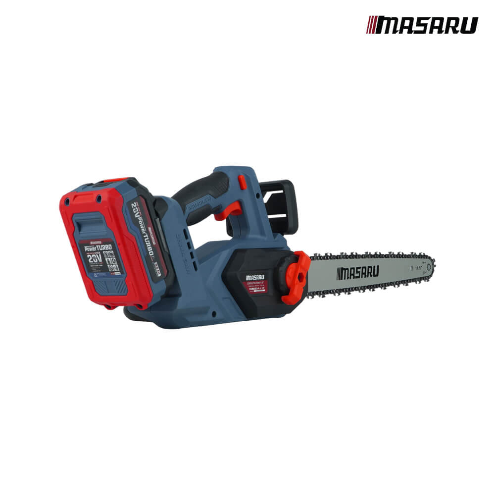 เลื่อยโซ่ไร้สาย MASARU รุ่น SCS-420 (พร้อมแบตเตอรี่และแท่นชาร์จ)_4
