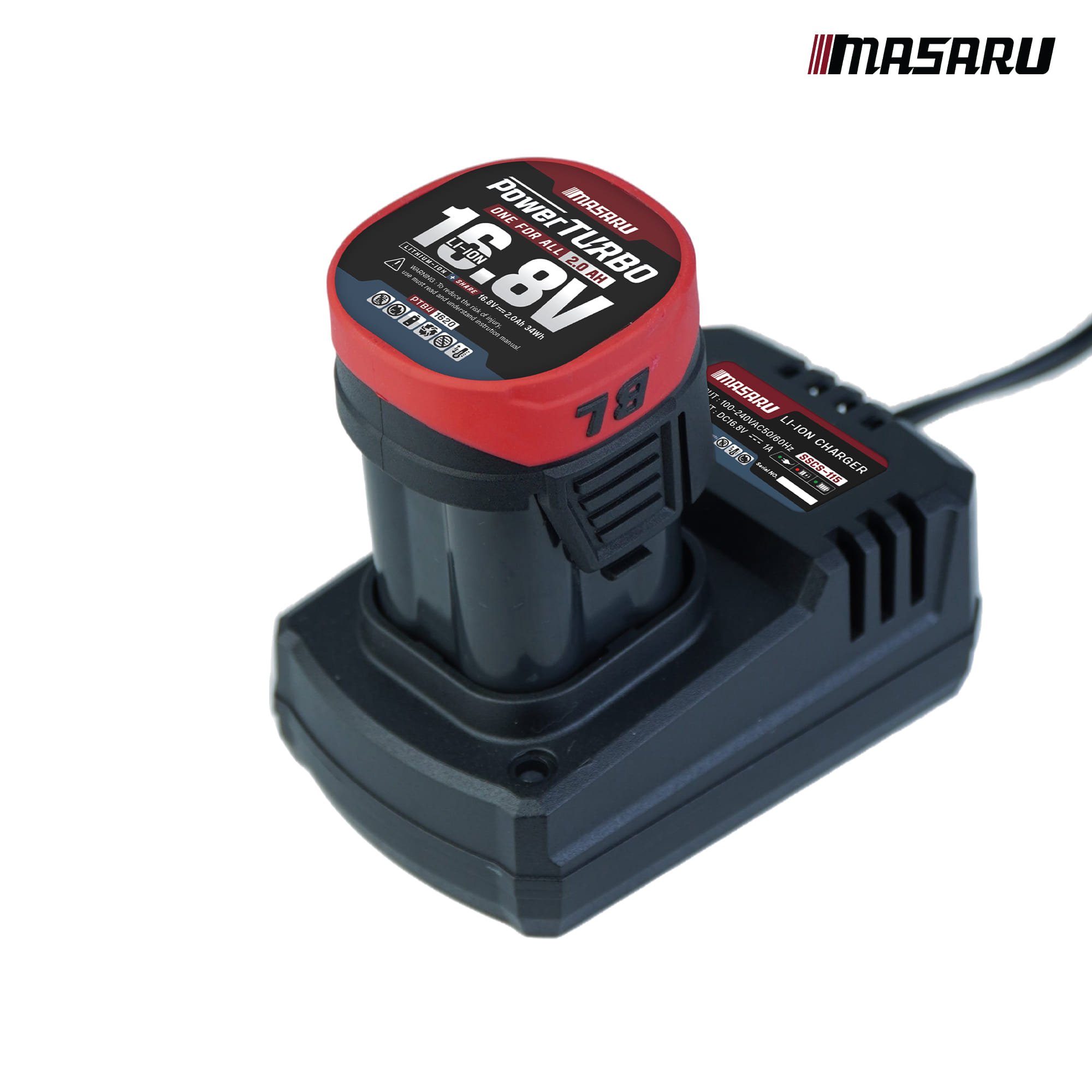 แท่นชาร์จแบตเตอรี่ MASARU SSCS-115