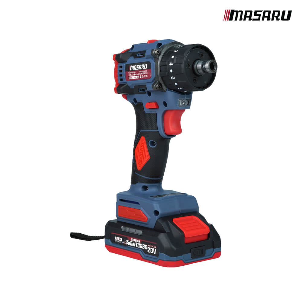 สว่านไขควงคลัตช์กระแทกไร้สาย MASARU รุ่น SCDI-105  (พร้อมแบตเตอรี่และแท่นชาร์จ)_6