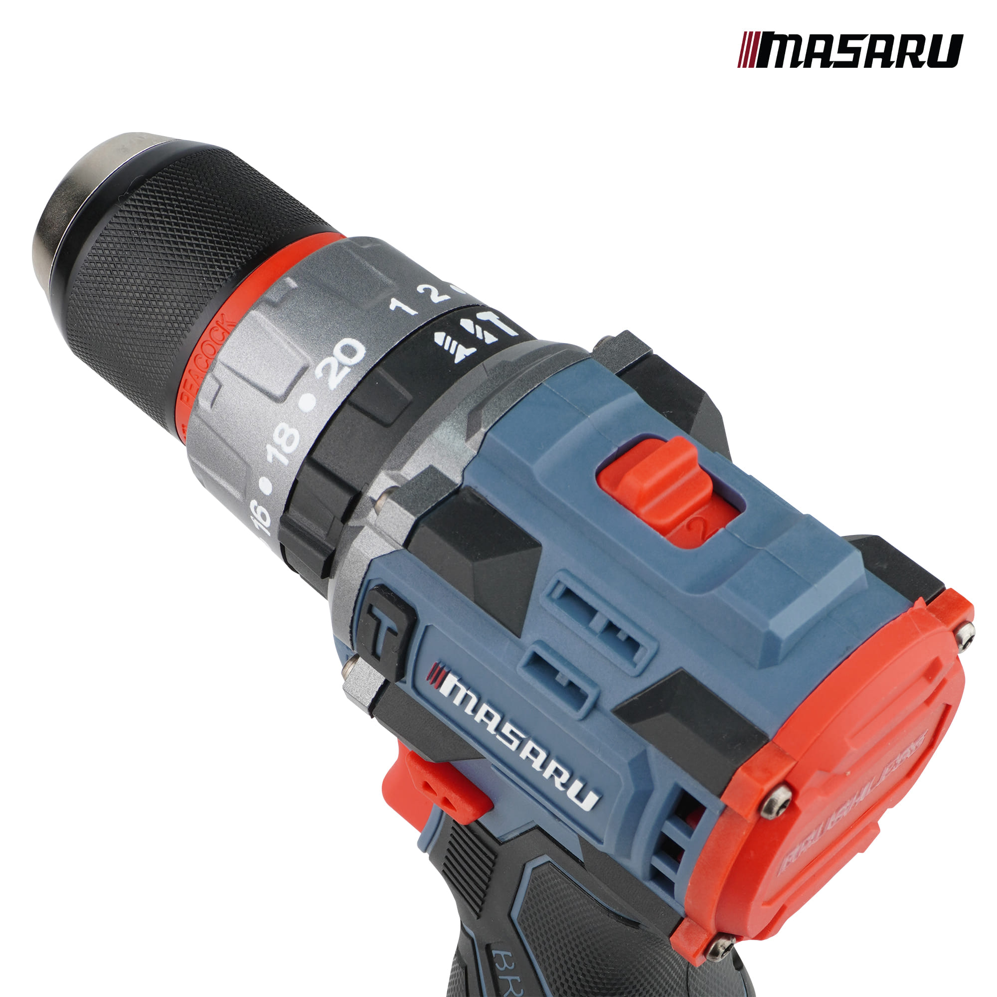 สว่านกระแทก MASARU 16.8V รุ่น SCDH-195 (พร้อมแบตเตอรี่และสายชาร์จ)_6