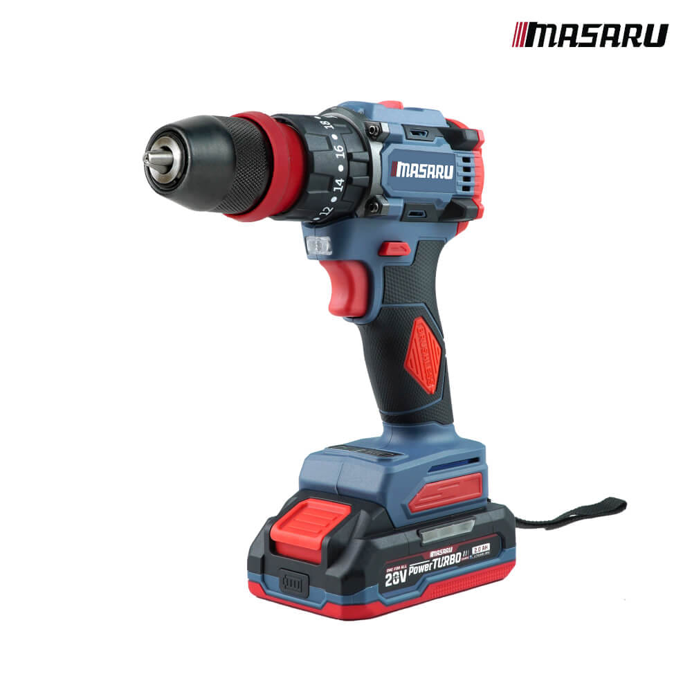 สว่านไขควงคลัตช์กระแทกไร้สาย MASARU รุ่น SCDI-105  (พร้อมแบตเตอรี่และแท่นชาร์จ)_8