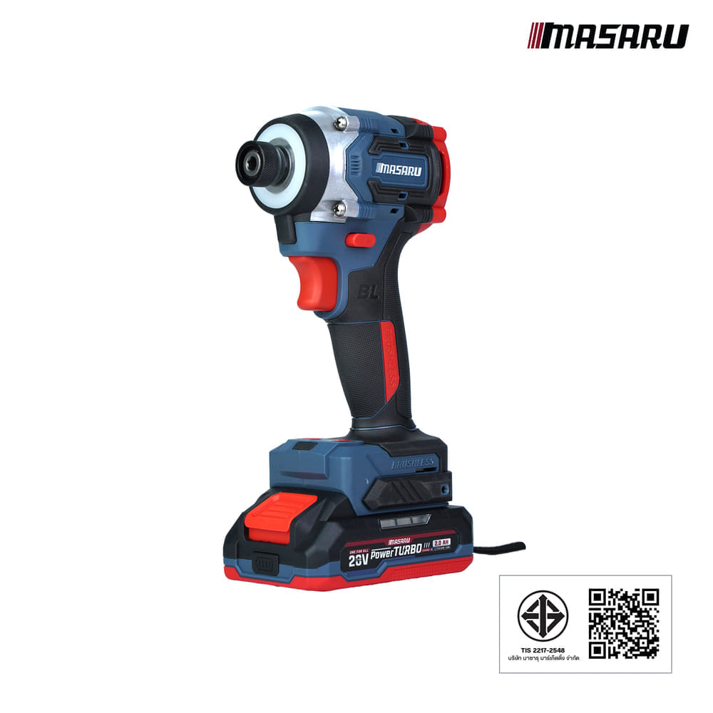ไขควงกระแทกไร้สาย MASARU รุ่น SCDI-155 (พร้อมแบตเตอรี่)_9