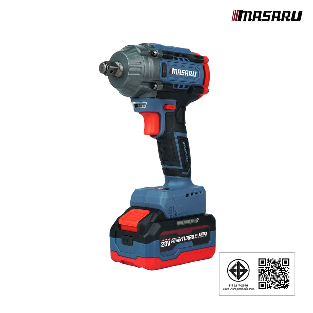 บล็อกกระแทกไร้สาย MASARU รุ่น SCDW-160 (พร้อมแบตเตอรี่)_9