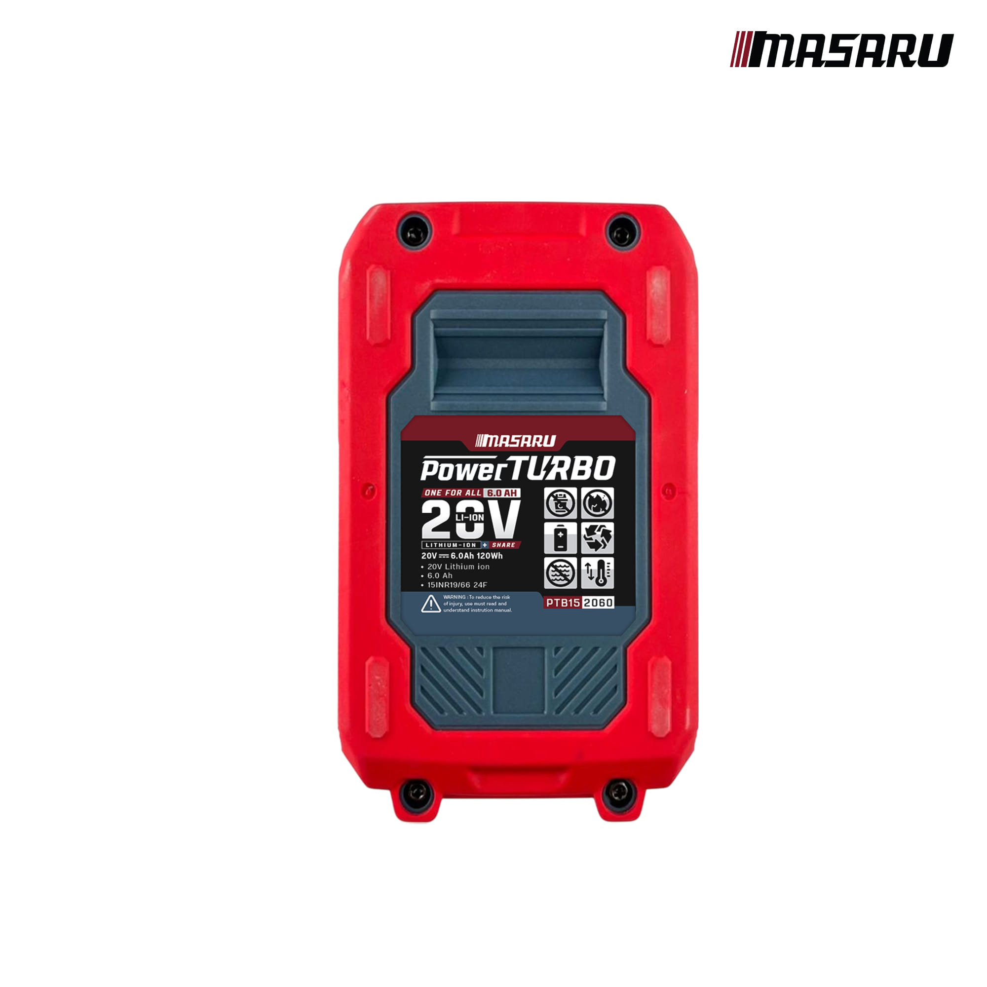 แบตเตอรี่ลิเทียม MASARU PTB15-2060 20 โวลต์_2