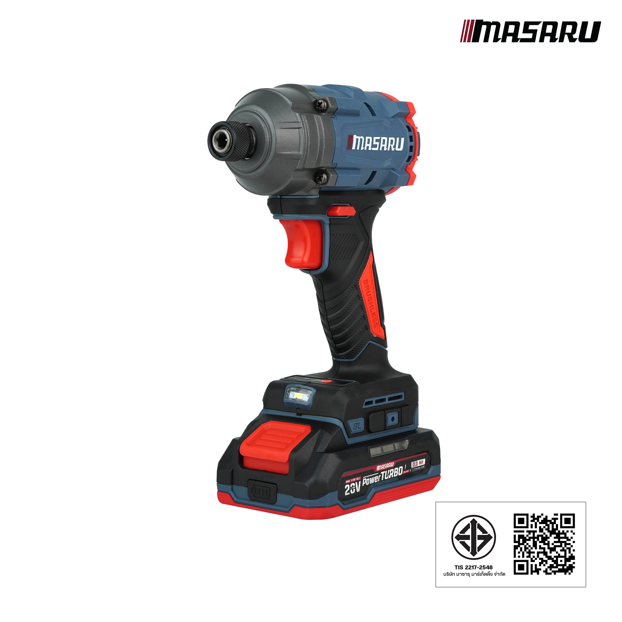 ไขควงกระแทกไร้สาย MASARU รุ่น SCDI-145 (พร้อมแบตเตอรี่)_9
