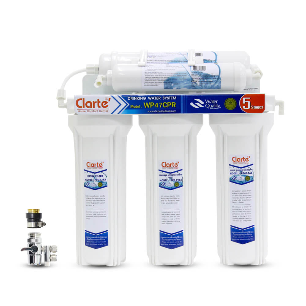เครื่องกรองน้ำ5 ขั้นตอน CLARTE' รุ่น WP47CPR ( ไม่รวมติดตั้ง )_0