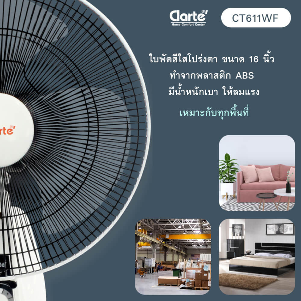 พัดลมติดผนัง 16