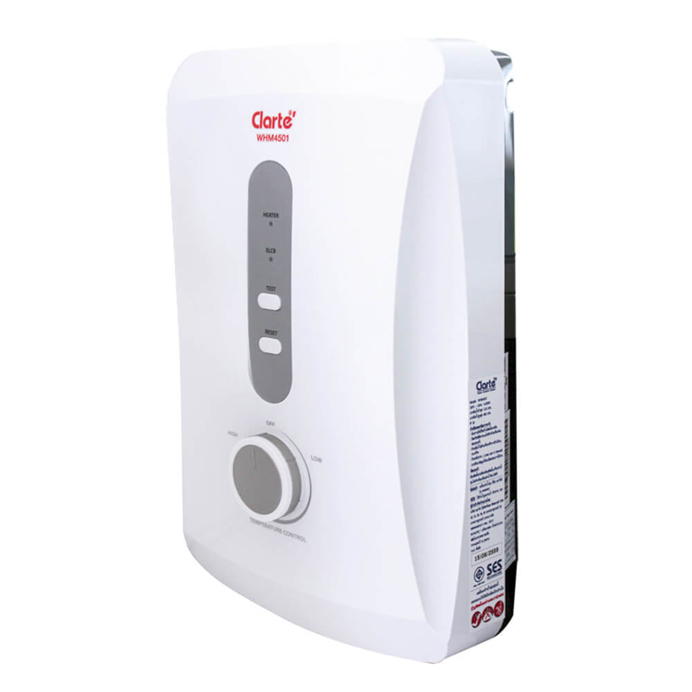 เครื่องทำน้ำอุ่น CLARTE' 4500W รุ่น WHM4501 (ไม่รวมติดตั้ง)_5