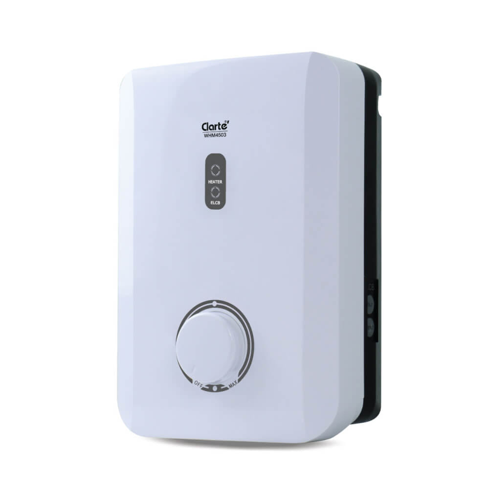 เครื่องทำน้ำอุ่น CLARTE' 4500W รุ่น WHM4503 (ไม่รวมติดตั้ง)_6